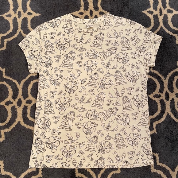 NWOT Primark Beauty and the Beast T-Shirt - Picture 2 of 3